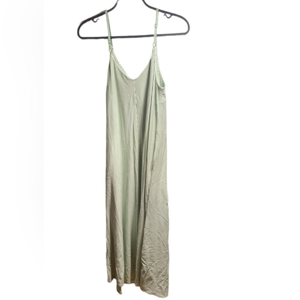Kit and Ace scrappy sleeveless striped 2 pockets cotton blend midi dress XS - Picture 3 of 5